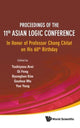 Book cover of: Proceedings Of The 11th Asian Logic Conference: In Honor Of Professor Chong Chitat On His 60th Birthday. By: Asian Logic Conference (11th 2009 Singapore)