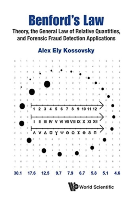Book cover of: Benford's Law: Theory, The General Law Of Relative Quantities, And Forensic Fraud Detection Applications. By: Alex Ely Kossovsky