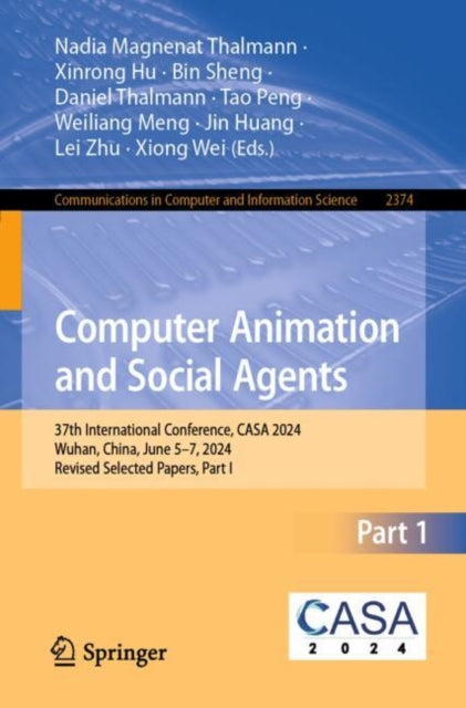 Book cover of: Computer Animation and Social Agents. By: Nadia Magnenat Thalmann