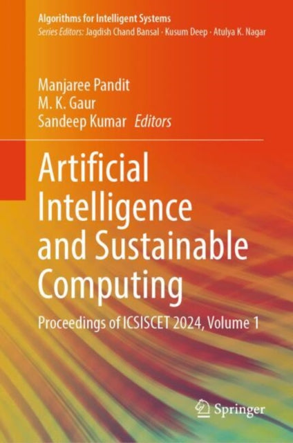 Book cover of: Artificial Intelligence and Sustainable Computing. By: Manjaree Pandit