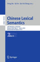 Book cover of: Chinese Lexical Semantics. By: Peng Jin