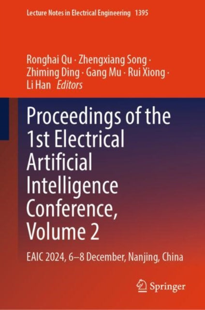 Book cover of: Proceedings of the 1st Electrical Artificial Intelligence Conference, Volume 2