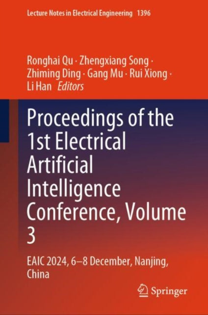 Book cover of: Proceedings of the 1st Electrical Artificial Intelligence Conference, Volume 3