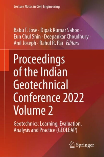 Book cover of: Proceedings of the Indian Geotechnical Conference 2022 Volume 2