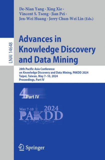 Book cover of: Advances in Knowledge Discovery and Data Mining. By: De-Nian Yang