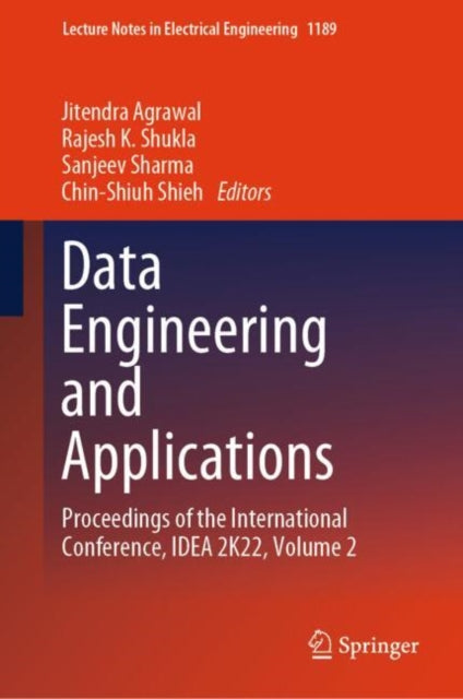 Book cover of: Data Engineering and Applications. By: Jitendra Agrawal