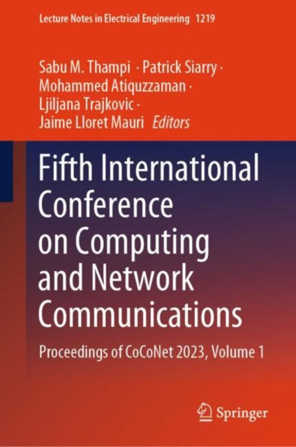 Book cover of: Fifth International Conference on Computing and Network Communications. By: Sabu M Thampi