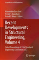 Book cover of: Recent Developments in Structural Engineering, Volume 4. By: Manmohan Dass Goel
