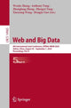 Book cover of: Web and Big Data. By: Wenjie Zhang