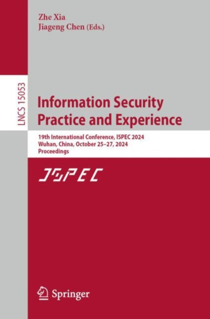 Book cover of: Information Security Practice and Experience