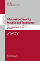 Book cover of: Information Security Practice and Experience