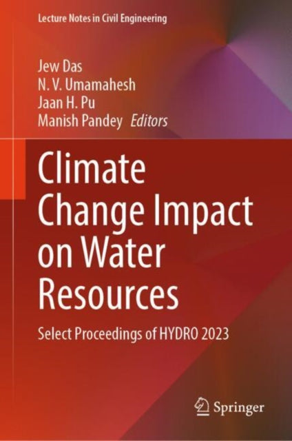 Book cover of: Climate Change Impact on Water Resources. By: Jew Das
