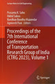 Book cover of: Proceedings of the 7th International Conference of Transportation Research Group of India (CTRG 2023), Volume 1. By: Prasanta K. Sahu