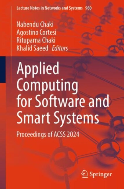 Book cover of: Applied Computing for Software and Smart Systems. By: Nabendu Chaki