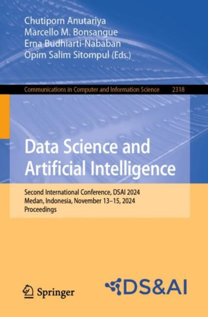 Book cover of: Data Science and Artificial Intelligence. By: Chutiporn Anutariya