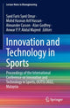 Book cover of: Innovation and Technology in Sports. By: Syed Faris Syed Omar