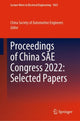 Book cover of: Proceedings of China SAE Congress 2022: Selected Papers. By: China Society of Automotive Engineers