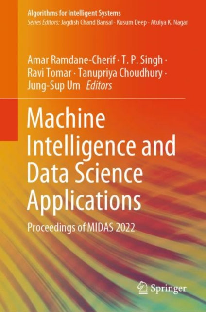 Book cover of: Machine Intelligence and Data Science Applications. By: Amar Ramdane-Cherif