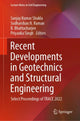 Book cover of: Recent Developments in Geotechnics and Structural Engineering. By: Sanjay Kumar Shukla