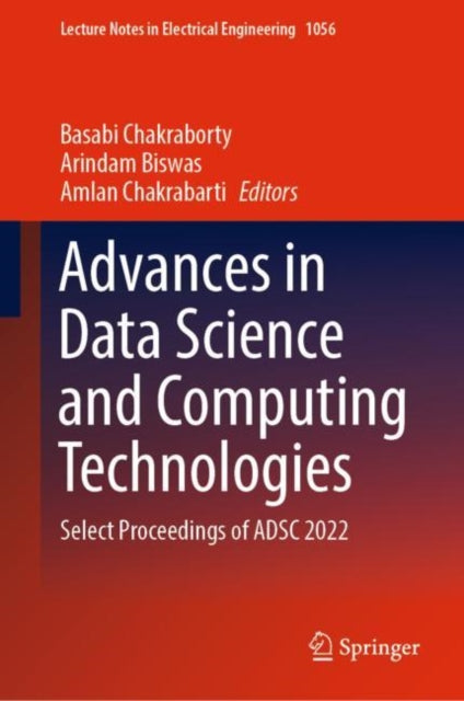 Book cover of: Advances in Data Science and Computing Technologies. By: Basabi Chakraborty
