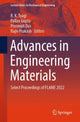 Book cover of: Advances in Engineering Materials. By: R.K. Tyagi