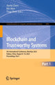 Book cover of: Blockchain and Trustworthy Systems. By: Jiachi Chen