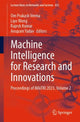 Book cover of: Machine Intelligence for Research and Innovations. By: Om Prakash Verma