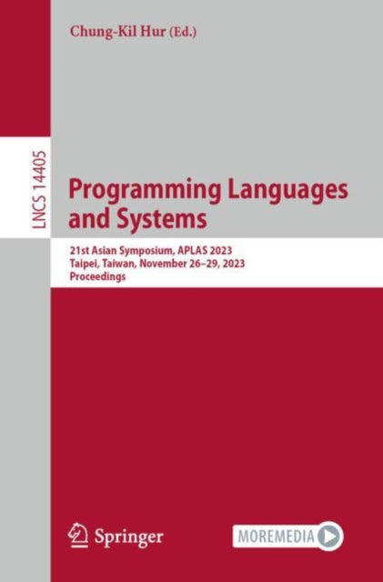 Book cover of: Programming Languages and Systems. By: Chung-Kil Hur