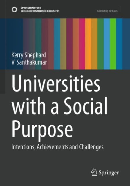 Book cover of: Universities with a Social Purpose. By: Kerry Shephard