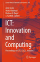 Book cover of: ICT: Innovation and Computing. By: Amit Joshi