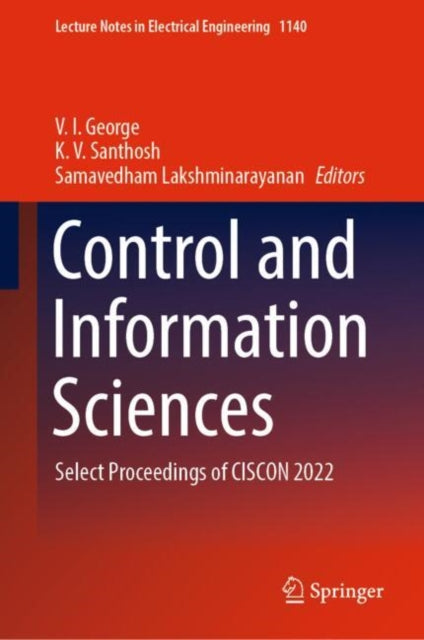 Book cover of: Control and Information Sciences. By: V. I. George