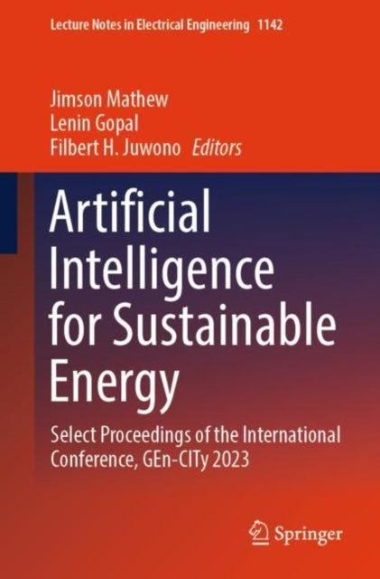 Book cover of: Artificial Intelligence for Sustainable Energy. By: Jimson Mathew