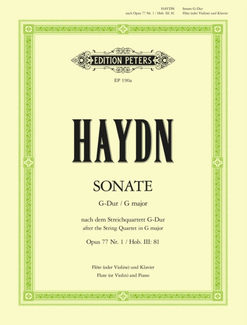Book cover of: Violin Sonata No. 8 in G