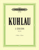 Book cover of: 3 Duos for 2 Flutes Op. 80
