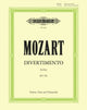 Book cover of: Divertimento in E flat K563