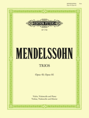 Piano Trios in D minor Op.49; C minor Op.66