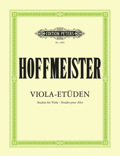 Book cover of: 12 Studies for Viola