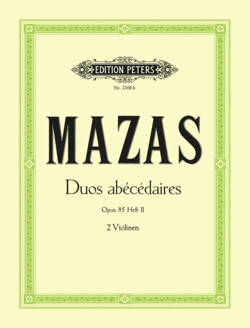 Book cover of: Duos abecedaires Op. 85, Vol. 2