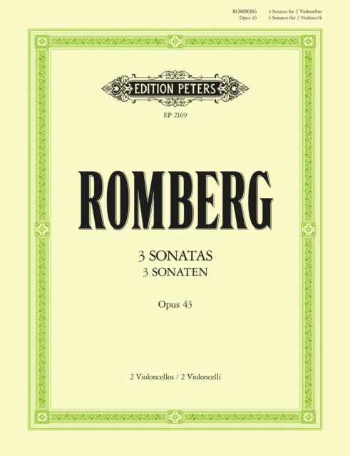 Book cover of: 3 Duet Sonatas Op.43