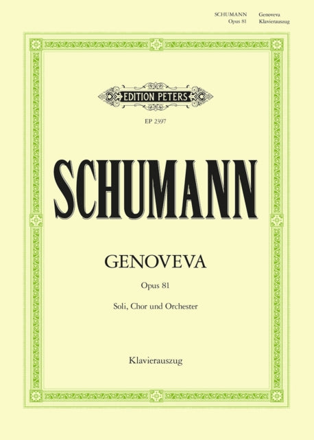 Book cover of: Genoveva Op.81