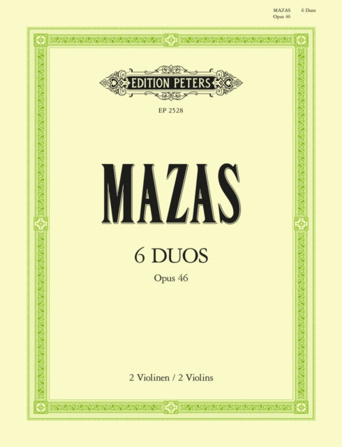 Book cover of: 6 Duos Op. 46