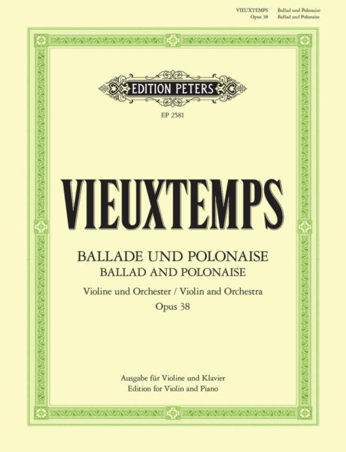 Book cover of: Ballade and Polonaise Op.38