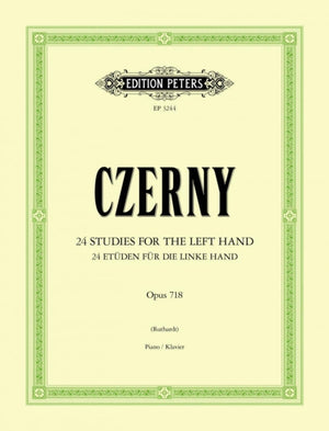 24 Studies for the Left Hand Op.718