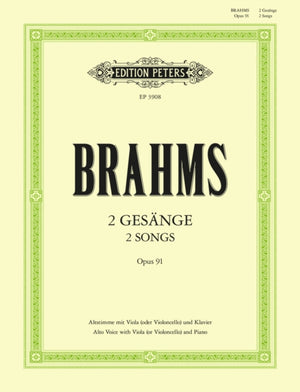 2 Songs Op.91