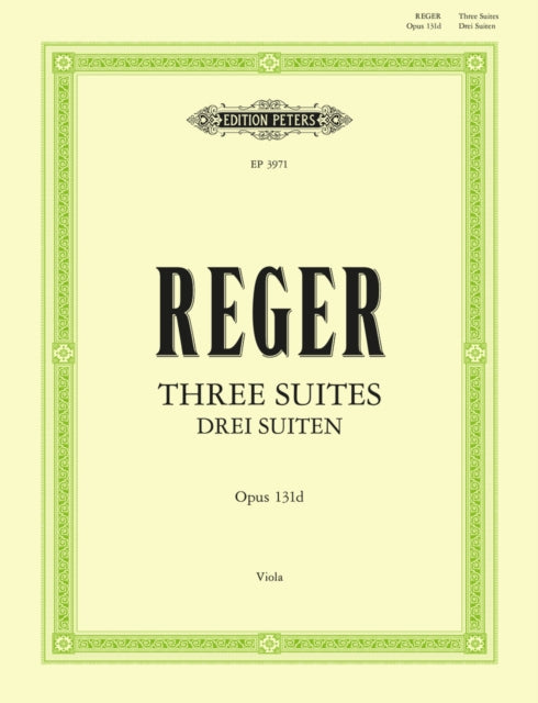 Book cover of: Three Suites Op. 131d