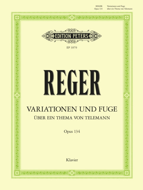 Book cover of: Variation & Fugue Op.134