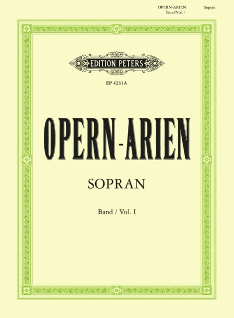Book cover of: Opera Arias for Soprano