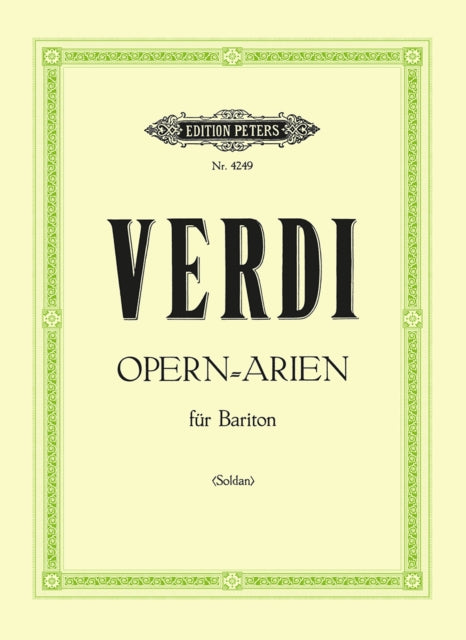 Book cover of: 20 Baritone Arias