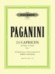 Book cover of: 24 Caprices with Piano accompaniment, Vol.1