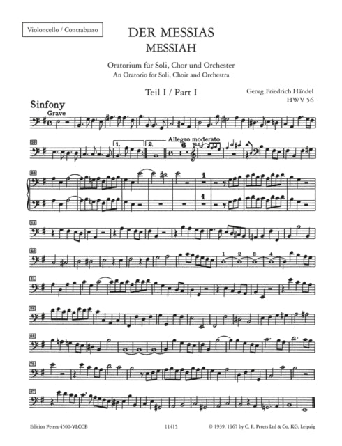 Book cover of: Messiah vcl/bass
